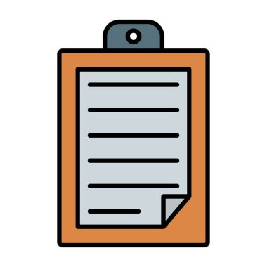 Web Kullanımı için Pano Simgesi, Vektör İllüstrasyonu