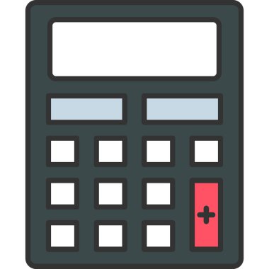 Web Kullanımı için Hesap Makinesi Simgesi, Vektör Resimleri