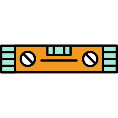 Web Kullanımı için Ruh Seviyesi Simgesi, Vektör İllüstrasyonu