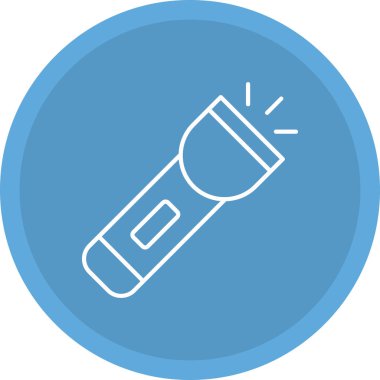 Web Kullanımı için Meşale Simgesi, Vektör İllüstrasyonu