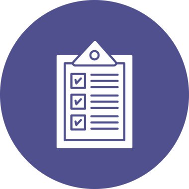 Web Kullanımı için Görev Simgesi, Vektör İllüstrasyonu