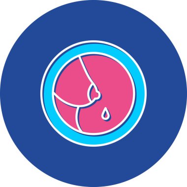 Web kullanımı için Emzirme Simgesi, Vektör İllüstrasyonu