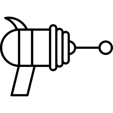 Blaster.svg Simgesi, Web Kullanımı için Vektör İllüstrasyonu