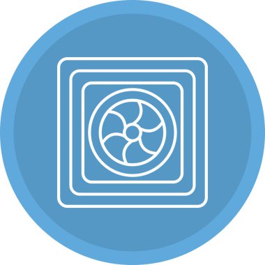 Web Kullanımı için Fan Simgesi, Vektör İllüstrasyonu