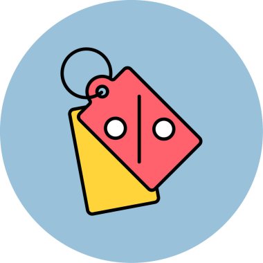 Web kullanımı için İndirim Simgesi, Vektör İllüstrasyonu