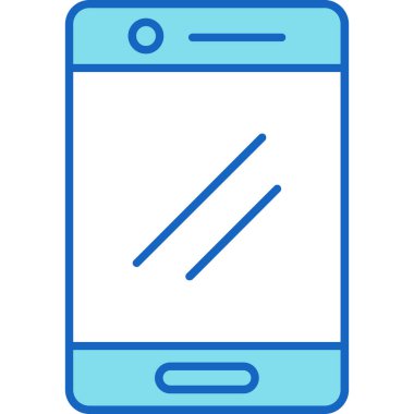 Web Kullanımı için Akıllı Telefon Simgesi, Vektör İllüstrasyonu