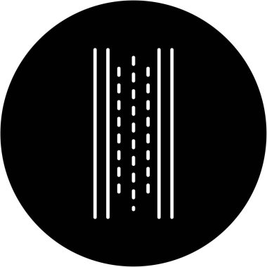 Web Kullanımı için Yol Simgesi, Vektör İllüstrasyonu