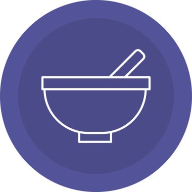 Web Kullanımı için Bowling Simgesi, Vektör İllüstrasyonu