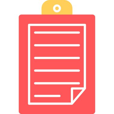 Web Kullanımı için Pano Simgesi, Vektör İllüstrasyonu