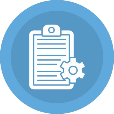 Web Kullanımı için Proje Simgesi, Vektör İllüstrasyonu