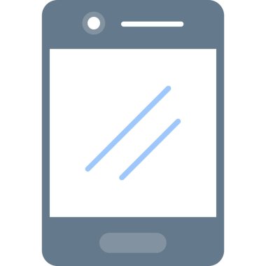 Web Kullanımı için Akıllı Telefon Simgesi, Vektör İllüstrasyonu