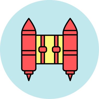 Web Kullanımı için Jet Pack Simgesi, Vektör Resimleri