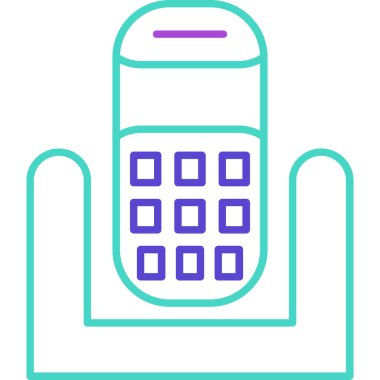 Web Kullanımı için Kablosuz Telefon Simgesi, Vektör Resimleri