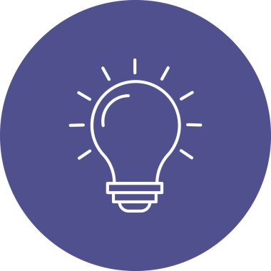 Web Kullanımı için hafif Simge, Vektör İllüstrasyonu