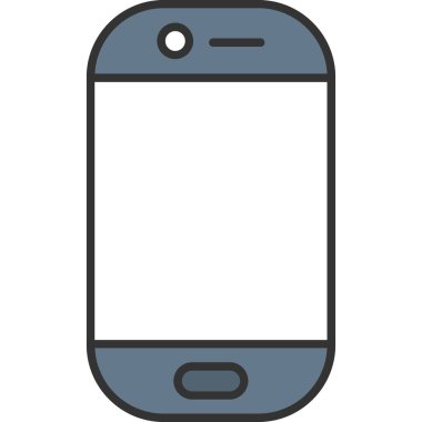 Samsung Galaksi Simgesi, Web Kullanımı için Vektör İllüstrasyonu