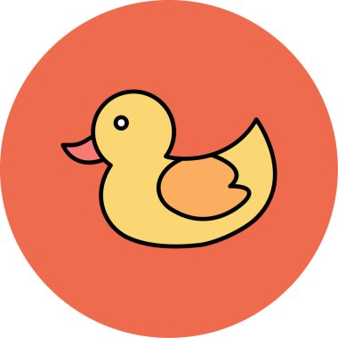 Kauçuk Ördek Simgesi, Web Kullanımı için Vektör Resimleri