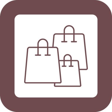 Alışveriş Torbaları Simgesi, Web Kullanımı için Vektör Resimleri
