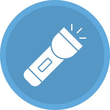 Web Kullanımı için Meşale Simgesi, Vektör İllüstrasyonu