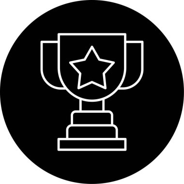 Web Kullanımı İçin Ödül Simgesi, Vektör İllüstrasyonu