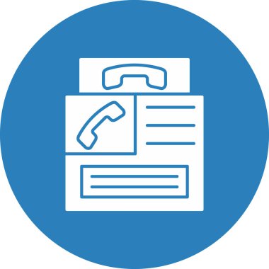 Web Kullanımı için Telefon kulübesi Simgesi, Vektör İllüstrasyonu