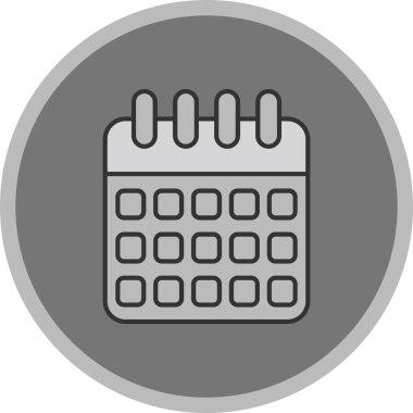 Web Kullanımı için Zamanlama Simgesi, Vektör İllüstrasyonu