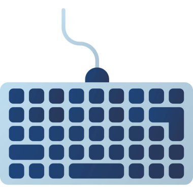 Web Kullanımı için Klavye Simgesi, Vektör İllüstrasyonu