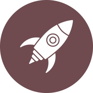 Uzay Roketi Simgesi, Web Kullanımı için Vektör Resimleri