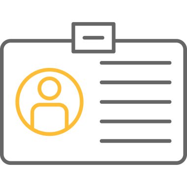 Web kullanımı için Üyelik Simgesi, Vektör İllüstrasyonu