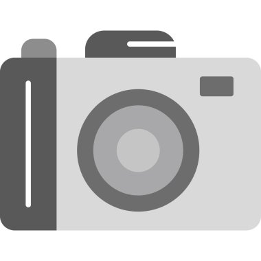 Web Kullanımı için Kamera Simgesi, Vektör İllüstrasyonu