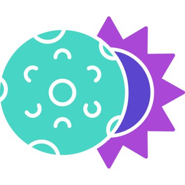 Web Kullanımı İçin Tutulma Simgesi, Vektör İllüstrasyonu