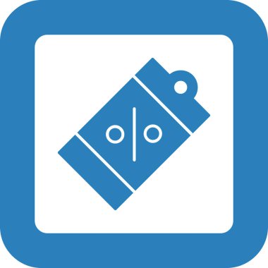 Web Kullanımı için Satış Etiketi Simgesi, Vektör İllüstrasyonu