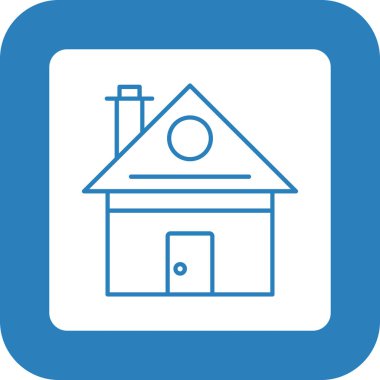 Web Kullanımı için Ev Simgesi, Vektör İllüstrasyonu