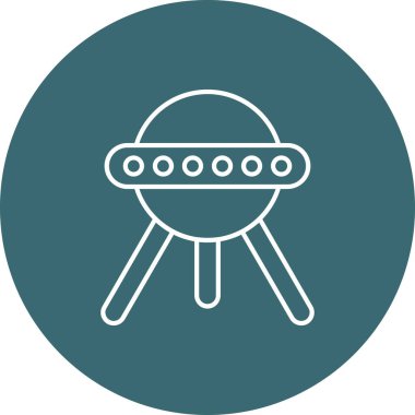 Sputnik Simgesi, Web Kullanımı için Vektör Resimleri