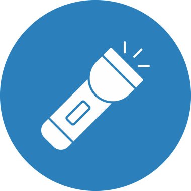 Web Kullanımı için Meşale Simgesi, Vektör İllüstrasyonu