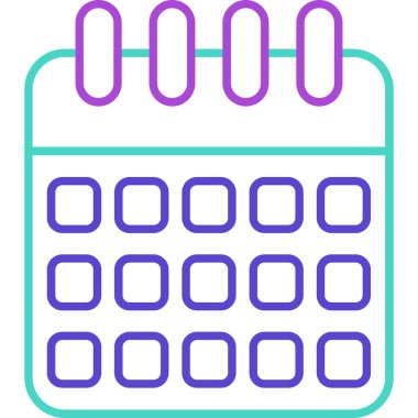 Web Kullanımı için Zamanlama Simgesi, Vektör İllüstrasyonu