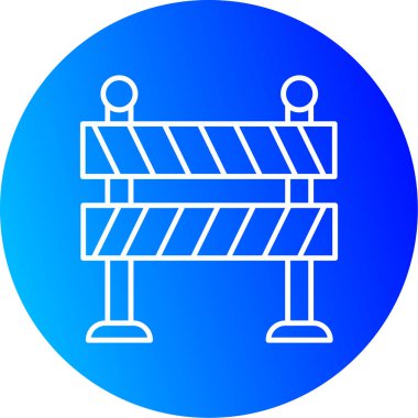 Yol Bariyeri Simgesi, Web Kullanımı için Vektör Resimleri