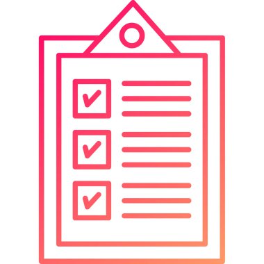 Web Kullanımı için Görev Simgesi, Vektör İllüstrasyonu