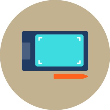 Elektronik Aygıt Simgesi, Web Kullanımı için Vektör İllüstrasyonu