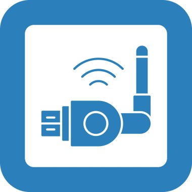 Web Kullanımı için Wifi Simgesi, Vektör İllüstrasyonu