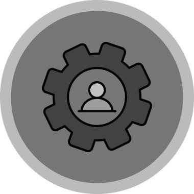 Web Kullanımı için Kullanıcı Simgesi, Vektör İllüstrasyonu