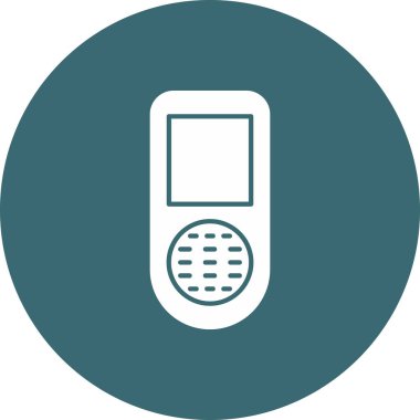 Web Kullanımı için Eski Telefon Simgesi, Vektör İllüstrasyonu