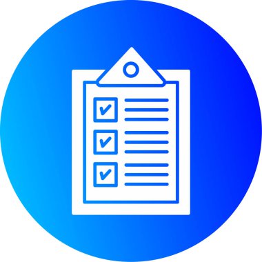 Web Kullanımı için Görev Simgesi, Vektör İllüstrasyonu