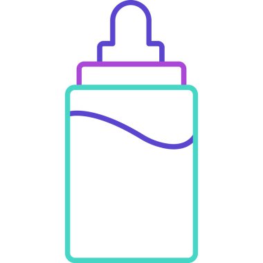 Web Kullanımı için Besleme Şişesi Simgesi, Vektör İllüstrasyonu