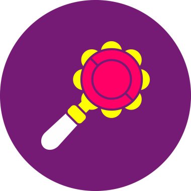 Web Kullanımı için Çıngırak Simgesi, Vektör İllüstrasyonu