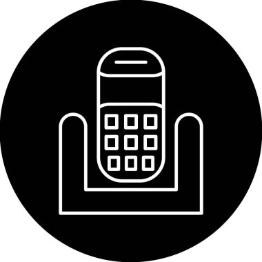 Web Kullanımı için Kablosuz Telefon Simgesi, Vektör Resimleri