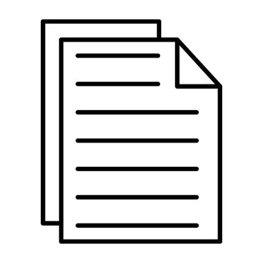 Web Kullanımı için Kopyala. svg Simgesi, Vektör İllüstrasyonu