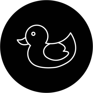 Kauçuk Ördek Simgesi, Web Kullanımı için Vektör Resimleri
