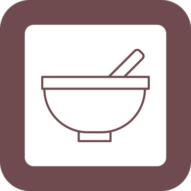 Web Kullanımı için Bowling Simgesi, Vektör İllüstrasyonu