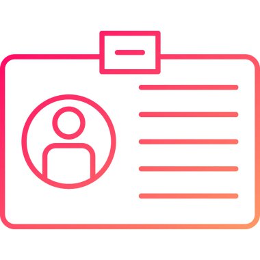 Web kullanımı için Üyelik Simgesi, Vektör İllüstrasyonu