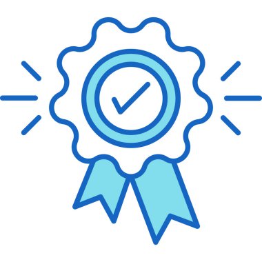 Web Kullanımı için Garanti Simgesi, Vektör İllüstrasyonu